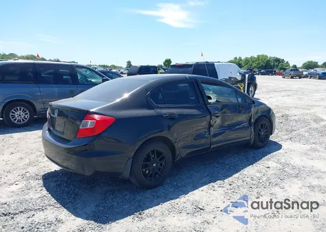 2012 Honda Civic Ex from USA, damaged, VIN 19XFB2F84CE064891